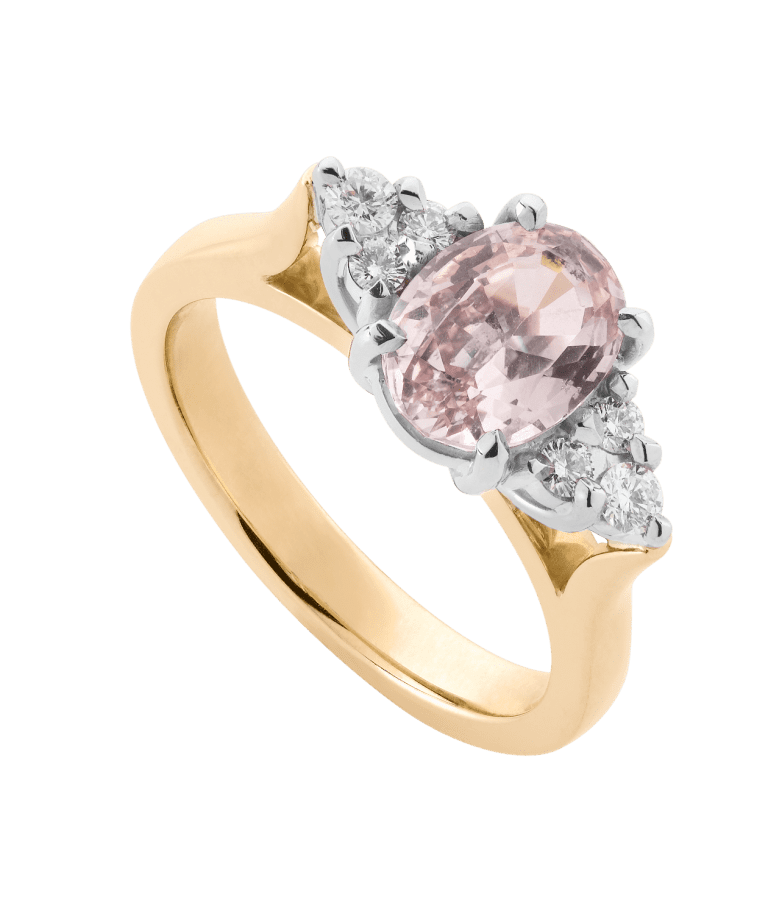 Delicate Oval Sapphire Ring Filigree Jewellery