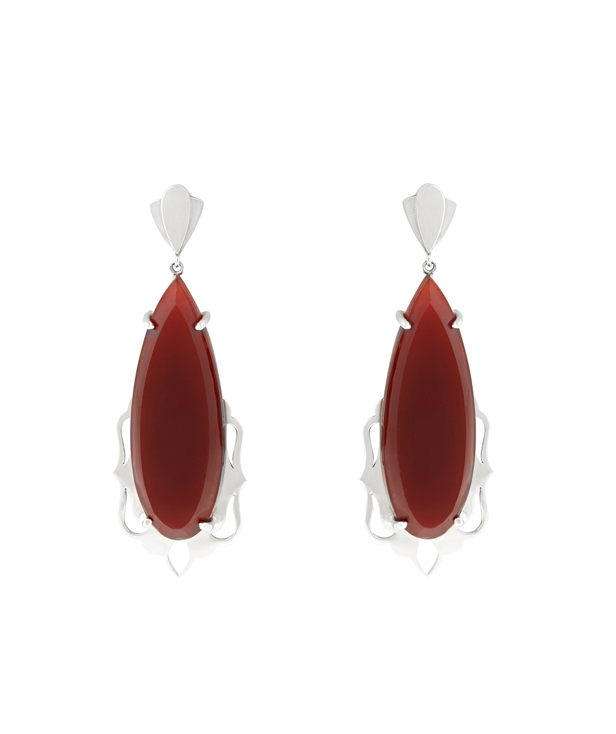 Blood Moon Earrings - Filigree Jewellery Christchurch, New Zealand