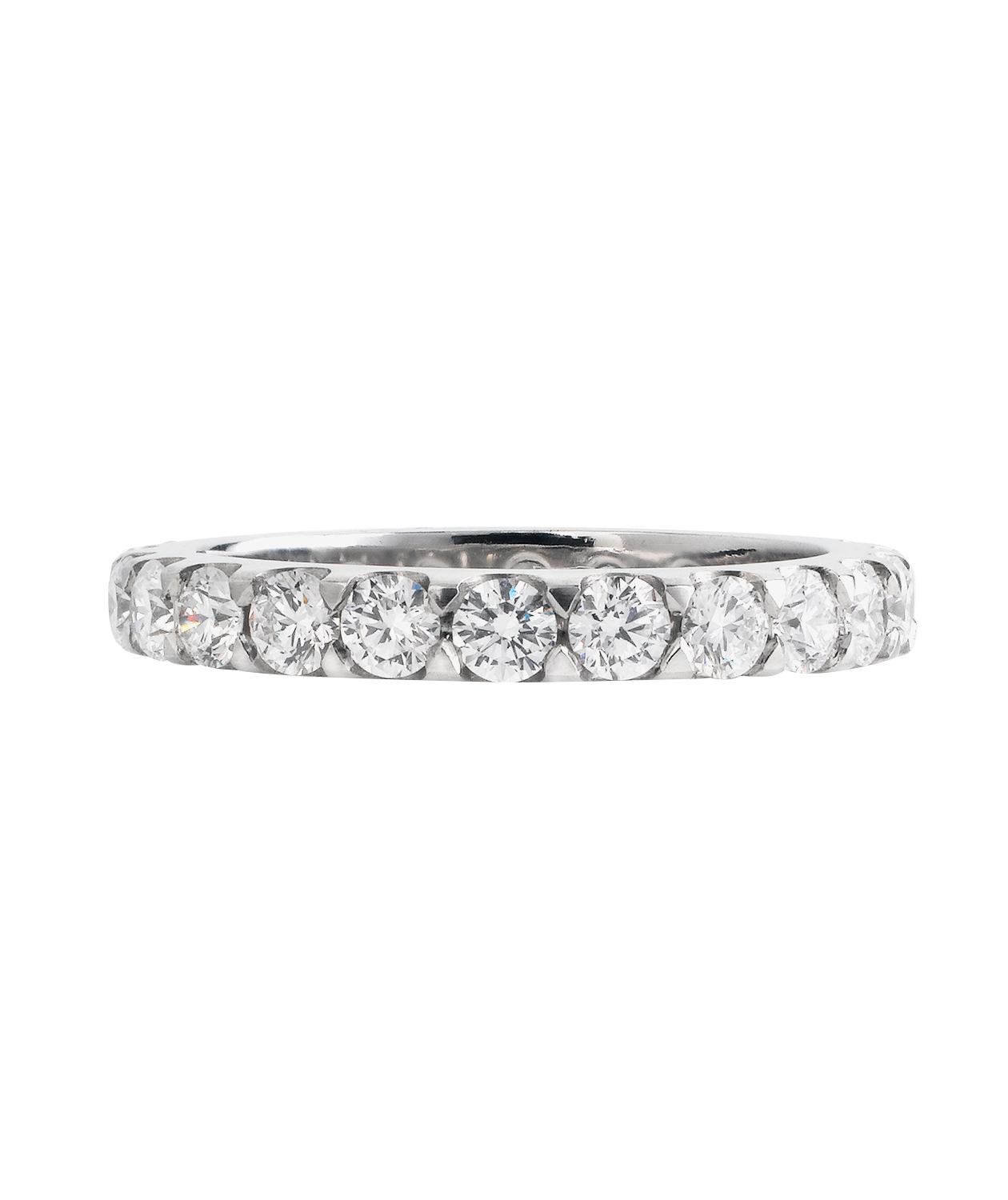 Eternity Ring RE4 – Polished Diamonds NZ Jewellery Design