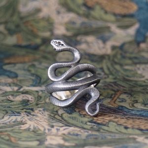 Monty V1 - STG Hand Engraved Snake Ring